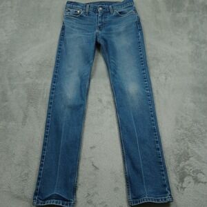 Levis 511 Jeans Mens 29x32 Blue Denim Slim Fit Distressed Pockets Cotton
